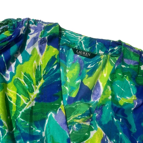 Ralph Lauren Dresses & Skirts - Ralph Lauren One Size Semi Sheer Sleeveless Floral Dress‎ Cover Up